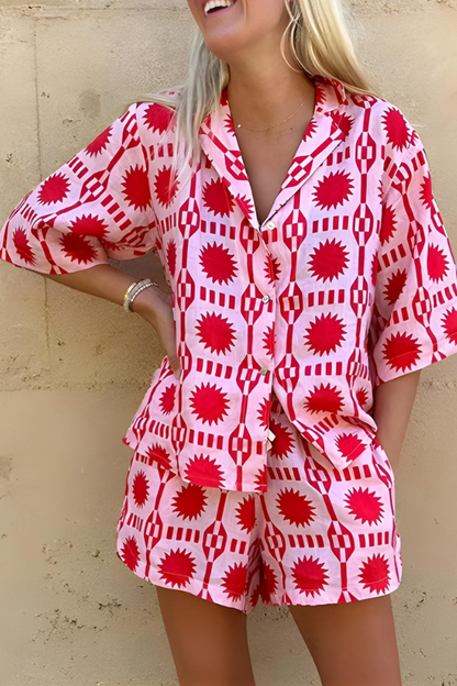 Claire | Stylish Printed Two-Piece Set