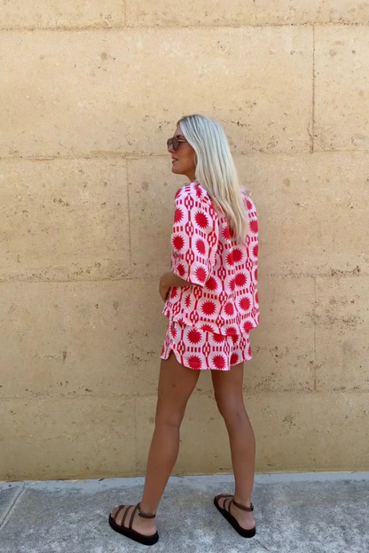 Claire | Stylish Printed Two-Piece Set