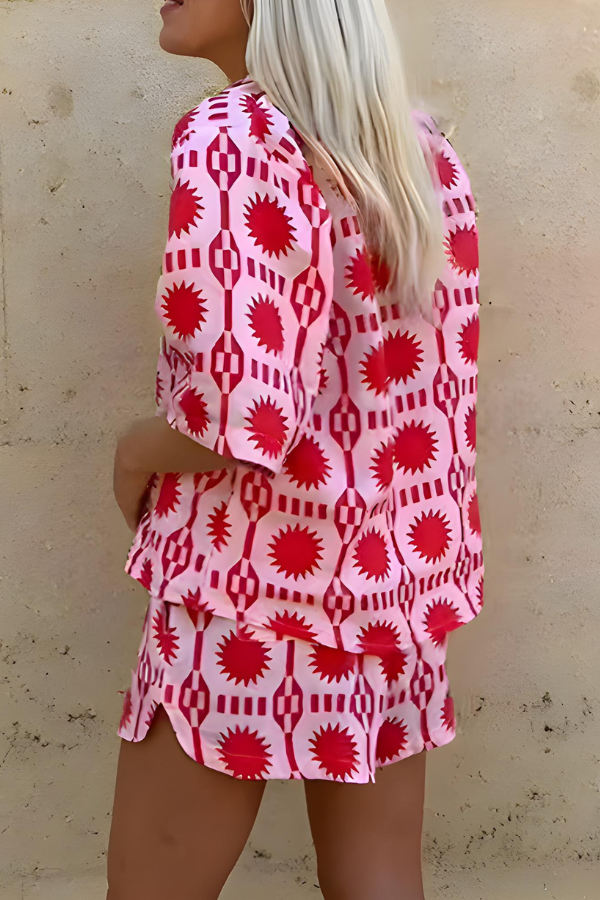 Claire | Stylish Printed Two-Piece Set