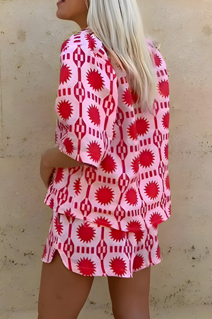 Claire | Stylish Printed Two-Piece Set