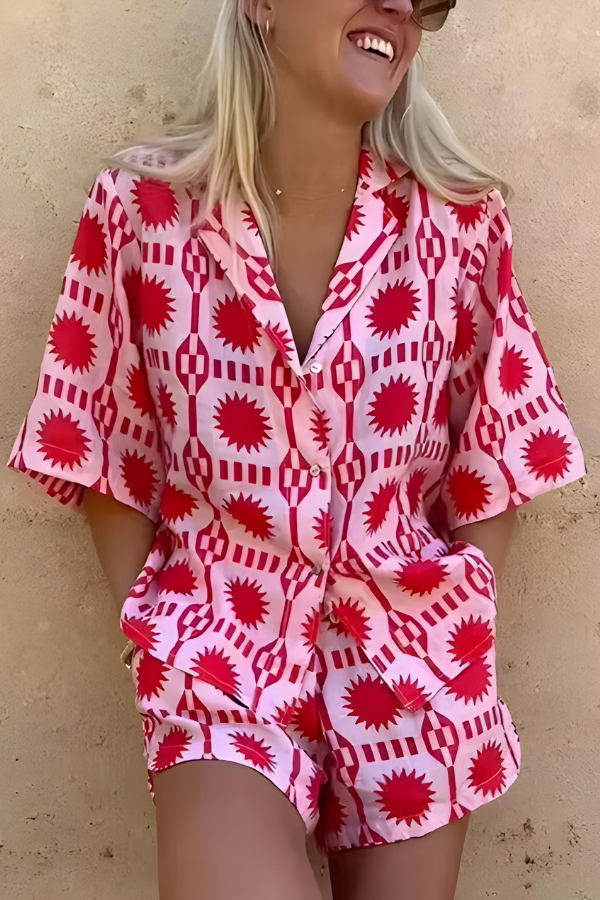 Claire | Stylish Printed Two-Piece Set