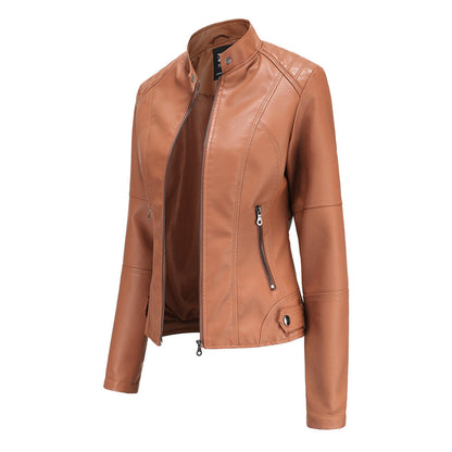 Aria | Classic Leather Jacket