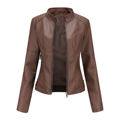 Aria | Classic Leather Jacket