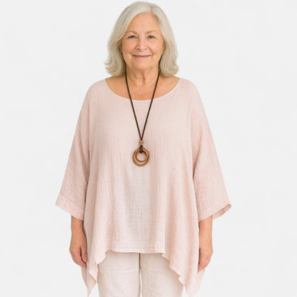 Nina™ | Oversized Cotton Top