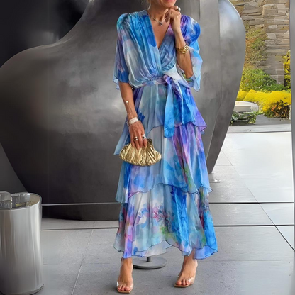 Angelica | Elegant Summer Layered Dress