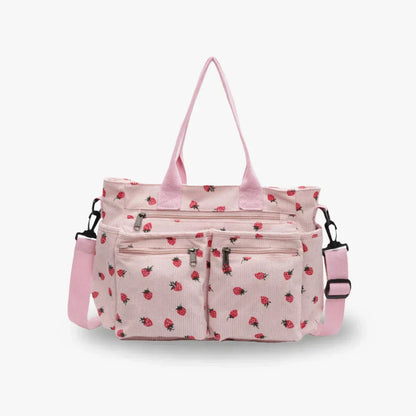 Emma | Chic Strawberry Print Bag