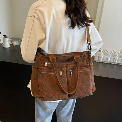 Emma | Chic Strawberry Print Bag