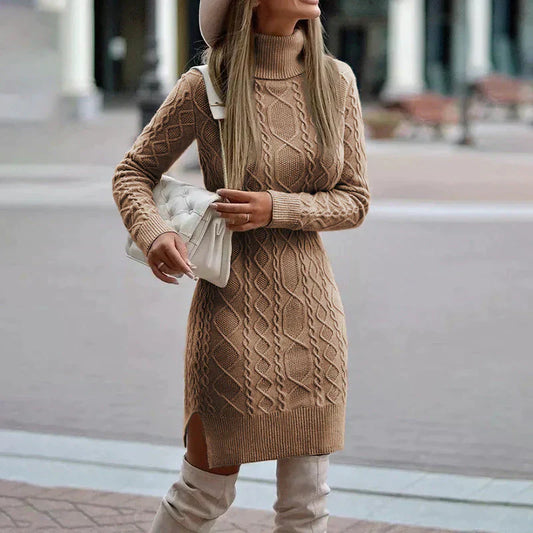 Amelia | Cozy Turtleneck Knit Dress