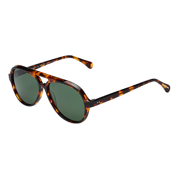 Dego Brown Turtle Solbrille - PREMIUM