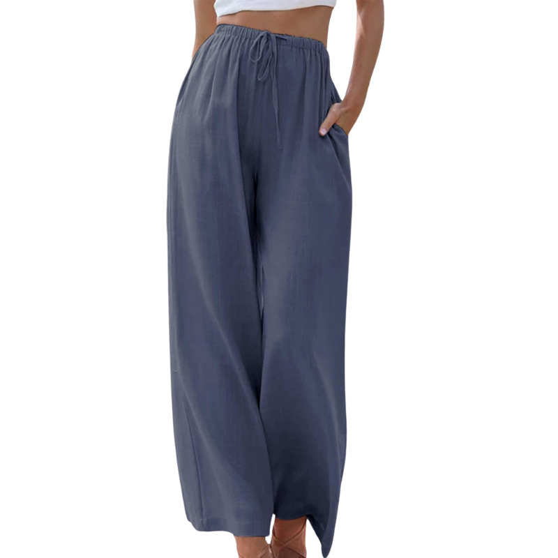 Adeline - Elegant cotton and linen trousers