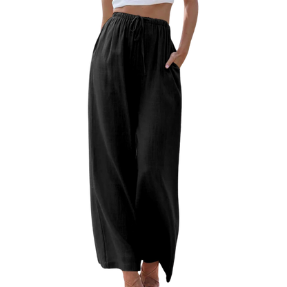 Adeline - Elegant cotton and linen trousers