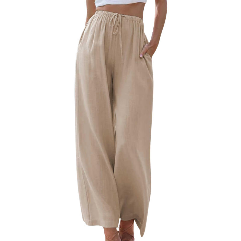 Adeline - Elegant cotton and linen trousers