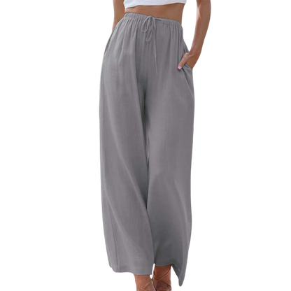 Adeline - Elegant cotton and linen trousers