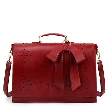 Caitlin | Elegant Bow Flap Tote Bag