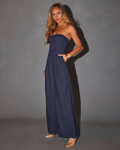 Janneke | Elegante Strapless Jumpsuit