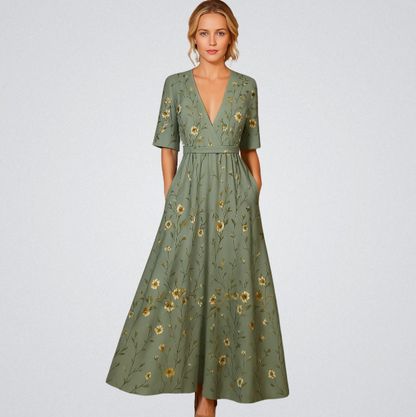 Bonnie | Elegant Summer Floral Dress