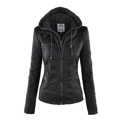 Amélie | Elegant Leather Summer Jacket