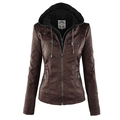 Amélie | Elegant Leather Summer Jacket