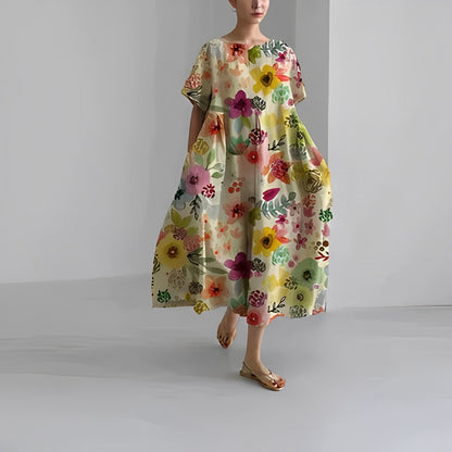 Amelia | Bohemien bloemenjurk