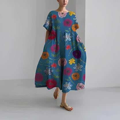 Amelia | Bohemien bloemenjurk