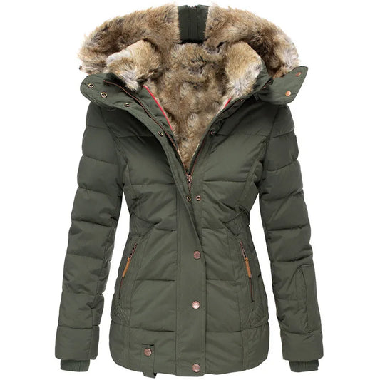 Belén - Warm, fur-lined winter coat