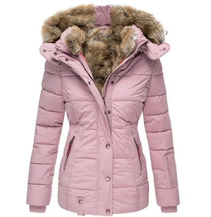 Belén - Warm Winter Coat with Fur Lining 