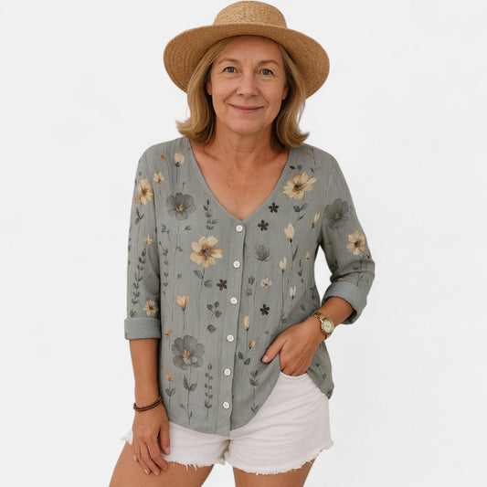 Nina™ | Loose-Fit Floral Top
