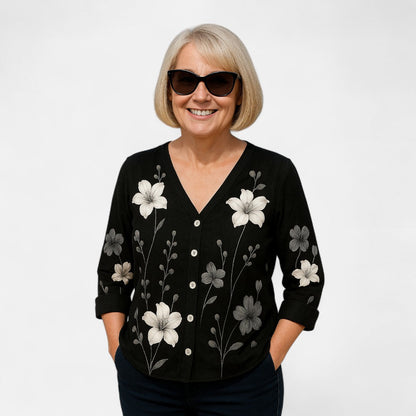 Nina™ | Loose-Fit Floral Top