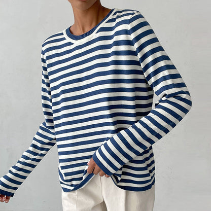 Emma | Casual Striped Knit Top
