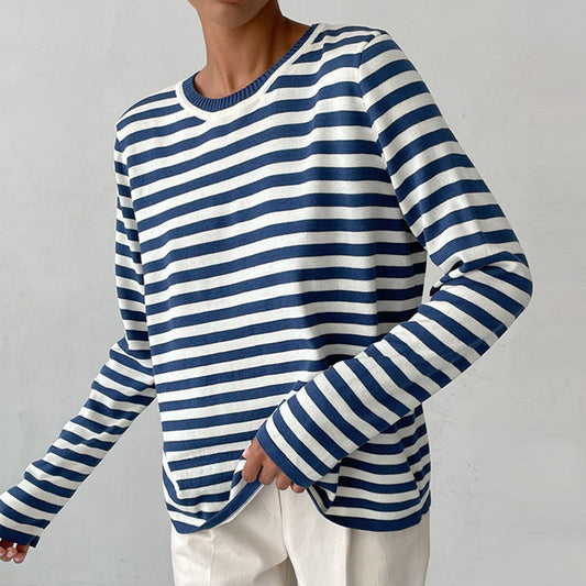 Emma | Casual Striped Knit Top
