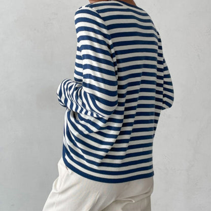 Emma | Casual Striped Knit Top