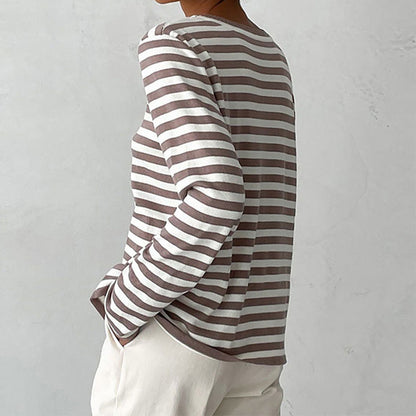 Emma | Casual Striped Knit Top