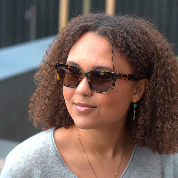 Merano Brown Turtle Solbrille - PREMIUM | WOMEN