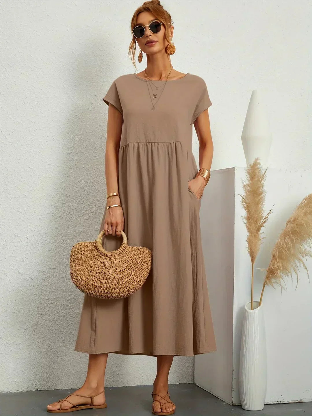 Annabelle | Soft Grace Midi Dress