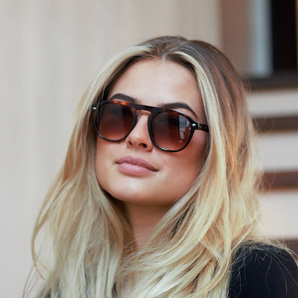 Milano Brown Turtle Solbrille - CLASSIC | WOMEN