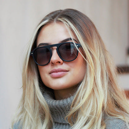Milano Matt Black Solbrille - CLASSIC | WOMEN