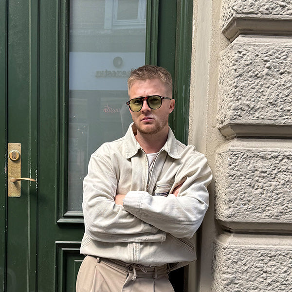 Milano Brown Turtle Green Lens Solbrille - CLASSIC | MEN