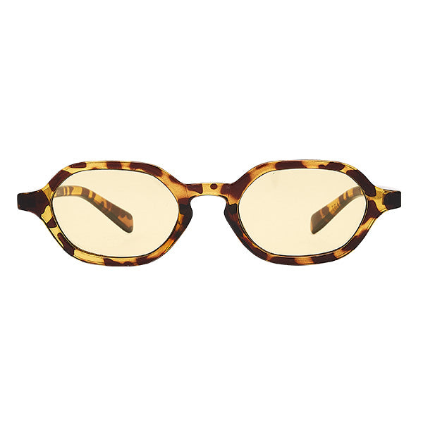 Millisimo Brown Turtle Yellow Lens Solbrille - CLASSIC