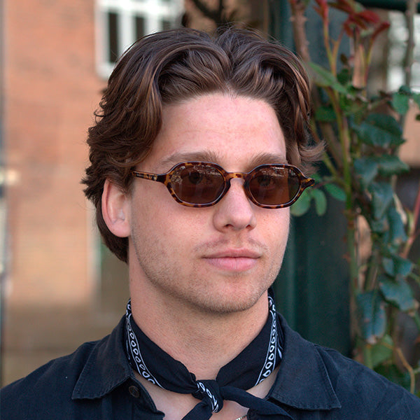 Millisimo Brown Turtle Brown Lens Solbrille - CLASSIC