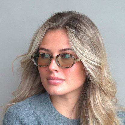 Millisimo Honey Turtle Green Lens Solbrille - CLASSIC