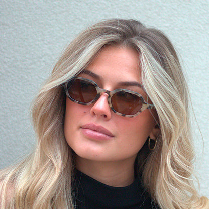 Millisimo Honey Turtle Brown Lens Solbrille - CLASSIC