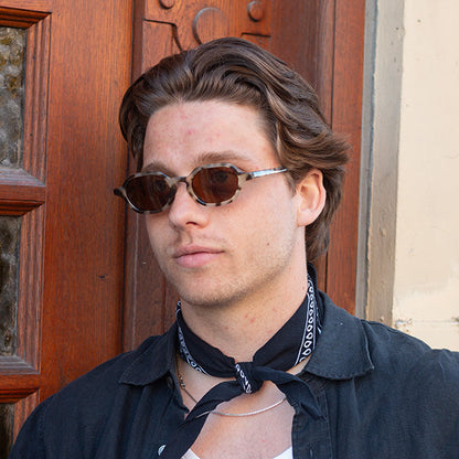 Millisimo Honey Turtle Brown Lens Solbrille - CLASSIC