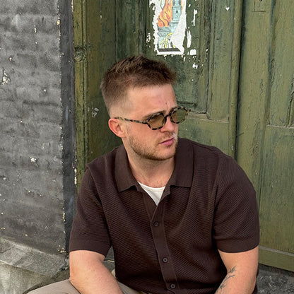 Millisimo Honey Turtle Green Lens Solbrille - CLASSIC
