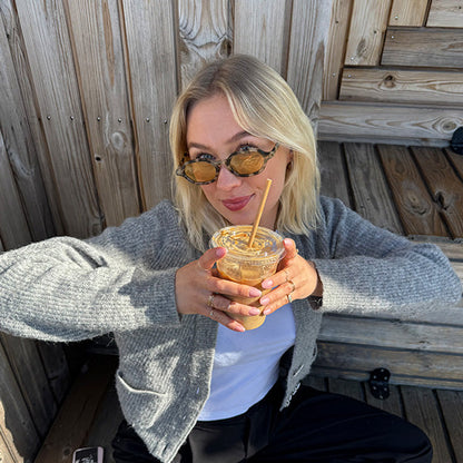 Millisimo Honey Turtle Yellow Lens Solbrille - CLASSIC