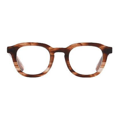 Montebello Brown Stripe Læsebrille - PREMIUM