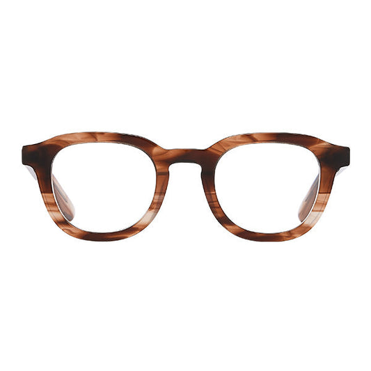 Montebello Brown Stripe Læsebrille - PREMIUM