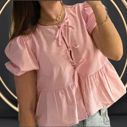 Maisie | Leopard Puff Sleeve Blouse