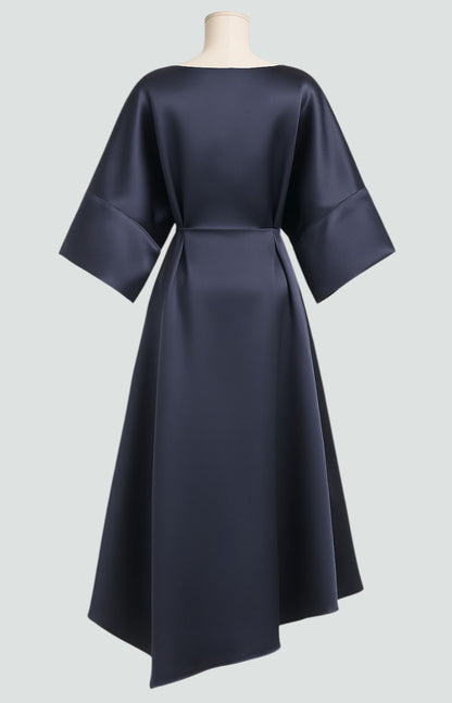 Albertine | Elegant Long Satin Dress