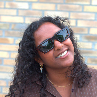 Novara Brown Turtle Solbrille - PREMIUM | WOMEN
