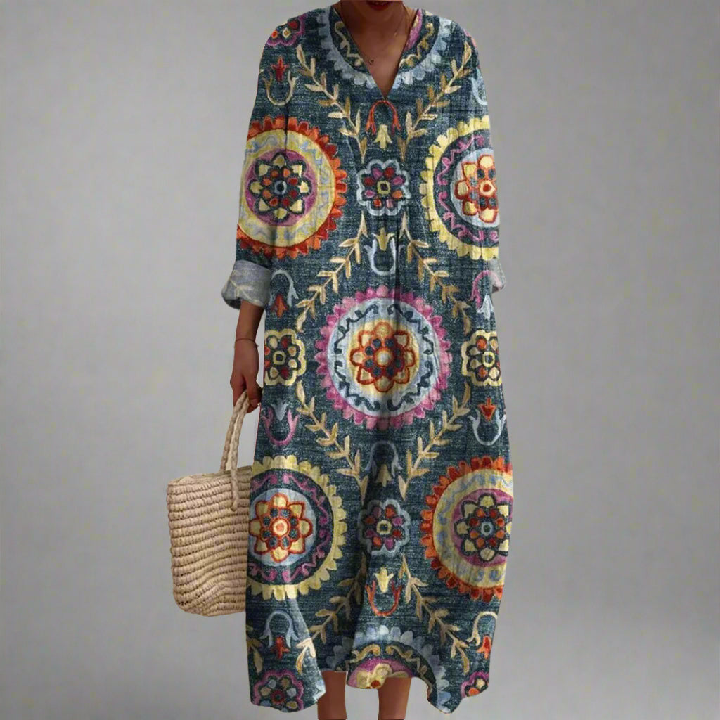 Wanda | Elegant Geometric Dress